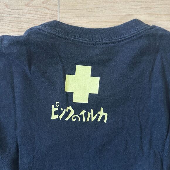 Pink Dolphin T Shirt Graphic Divers Wave Black Logo Streetwear Skate Size Medium - Picture 6 of 6